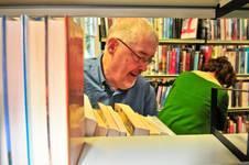 Image of someone looking at books Image of someone looking at books