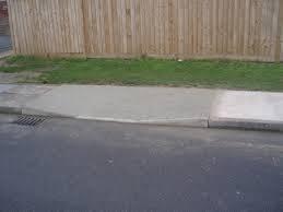 Image of a dropped kerb