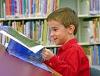 Boy reading