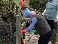 Image of volunteers working