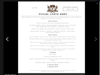 Image of the Foyles menu