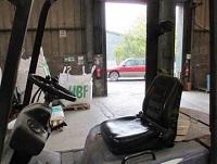 Image of a fork lift Image of a fork lift