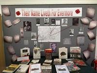 Image of the Remembrance day display