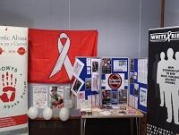 Image of the white ribbon display Image of the white ribbon display