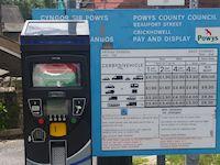 Image of a pay and display ticket machine