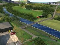 Artists impression of a bridge over a river