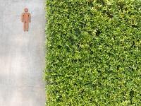 Image of the outside of a public toilets