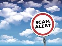 Image of English scam warning