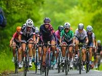 Image of competitors in OVO Energy Women's Tour cycle race Image of competitors in OVO Energy Women's Tour cycle race