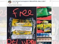 Image of counterfeit tobacco being sold on Facebook