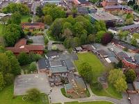 Image of a ariel view of a part of Newtown
