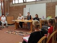 Image of people at a dementia awareness session Image of people at a dementia awareness session