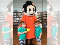 Image of Sali Mali with two children